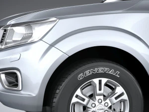 Nissan Navara Doublecab Regular 2020 3D Model