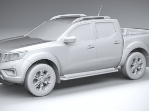 Nissan Navara Doublecab Regular 2020 Model 3D