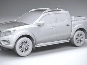 Nissan Navara Doublecab Regular 2020 3D Model