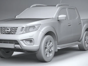 Nissan Navara Doublecab Regular 2020 3D Model