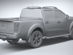 Nissan Navara Doublecab Regular 2020 Model 3D