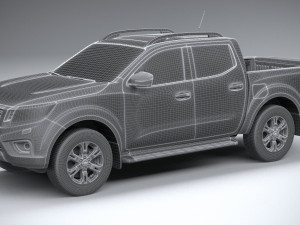 Nissan Navara Doublecab Regular 2020 Model 3D