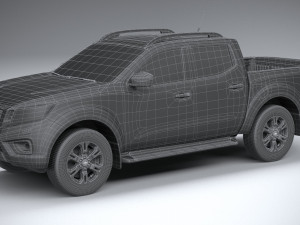 Nissan Navara Doublecab Regular 2020 Model 3D