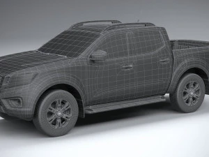 Nissan Navara Doublecab Regular 2020 3D Model