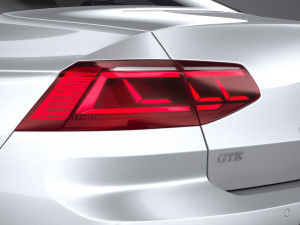 Volkswagen Passat GTE 2020 3D Model