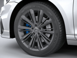 Volkswagen Passat GTE 2020 3D Model