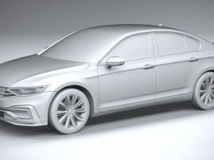 Volkswagen Passat GTE 2020 3D Model