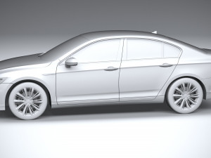 Volkswagen Passat GTE 2020 3D Model