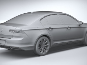 Volkswagen Passat GTE 2020 3D Model