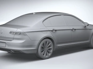 Volkswagen Passat GTE 2020 3D Model