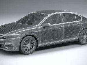 Volkswagen Passat GTE 2020 3D Model