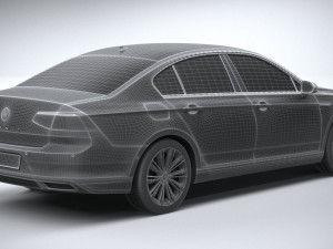 Volkswagen Passat GTE 2020 3D Model