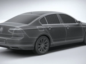 Volkswagen Passat GTE 2020 3D Model