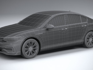 Volkswagen Passat GTE 2020 3D Model