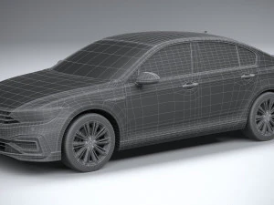 Volkswagen Passat GTE 2020 3D Model