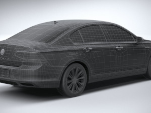 Volkswagen Passat GTE 2020 3D Model