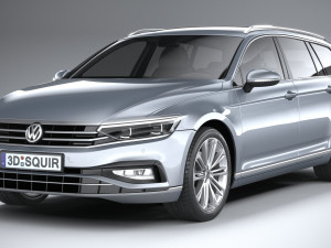 Volkswagen Passat Variant 2020 Modelo 3D