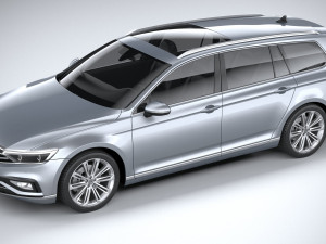 Volkswagen Passat Variant 2020 Modelo 3D