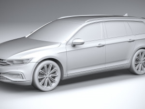 Volkswagen Passat Variant 2020 Modelo 3D