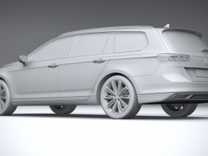 Volkswagen Passat Variant 2020 Modelo 3D