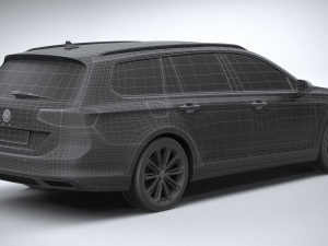 Volkswagen Passat Variant 2020 Modelo 3D