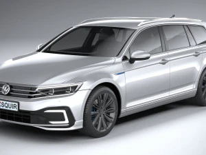 Volkswagen Passat Variant GTE 2020 3D Model
