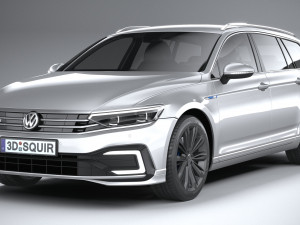 Volkswagen Passat Variant GTE 2020 3D मॉडल