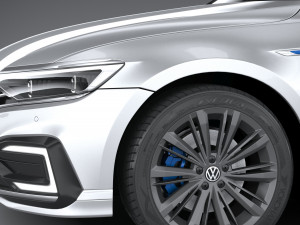 Volkswagen Passat Variant GTE 2020 3D मॉडल