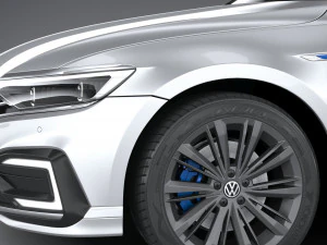 Volkswagen Passat Variant GTE 2020 3D Model