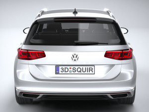 Volkswagen Passat Variant GTE 2020 3D मॉडल