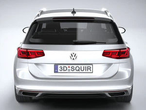 Volkswagen Passat Variant GTE 2020 3D Model