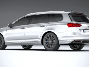 Volkswagen Passat Variant GTE 2020 3D Model