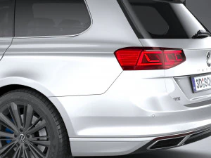 Volkswagen Passat Variant GTE 2020 3D Model