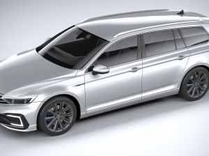 Volkswagen Passat Variant GTE 2020 3D मॉडल