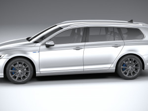 Volkswagen Passat Variant GTE 2020 3D मॉडल