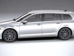 Volkswagen Passat Variant GTE 2020 3D Model
