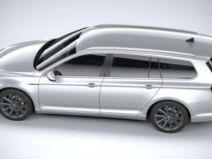 Volkswagen Passat Variant GTE 2020 3D मॉडल