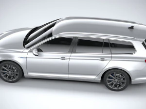 Volkswagen Passat Variant GTE 2020 3D Model