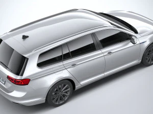 Volkswagen Passat Variant GTE 2020 3D Model