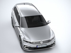 Volkswagen Passat Variant GTE 2020 3D मॉडल