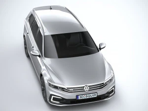 Volkswagen Passat Variant GTE 2020 3D Model
