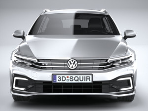 Volkswagen Passat Variant GTE 2020 3D मॉडल