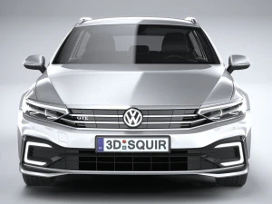 Volkswagen Passat Variant GTE 2020 3D Model