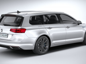 Volkswagen Passat Variant GTE 2020 3D मॉडल