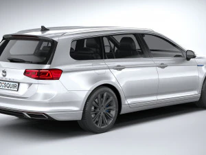 Volkswagen Passat Variant GTE 2020 3D Model