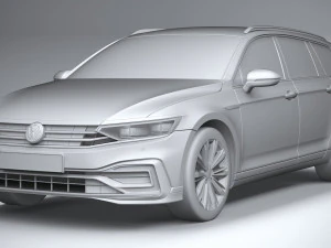 Volkswagen Passat Variant GTE 2020 3D Model