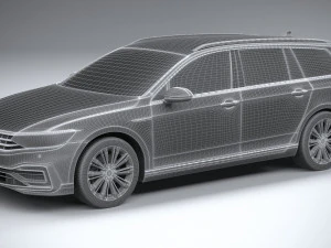 Volkswagen Passat Variant GTE 2020 3D Model