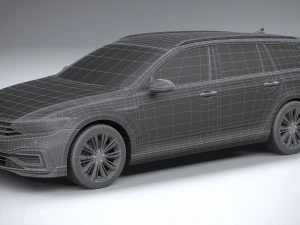 Volkswagen Passat Variant GTE 2020 3D Model