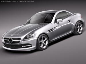 Mercedes-Benz SLK 2012 Modello 3D