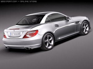 Mercedes-Benz SLK 2012 Modello 3D